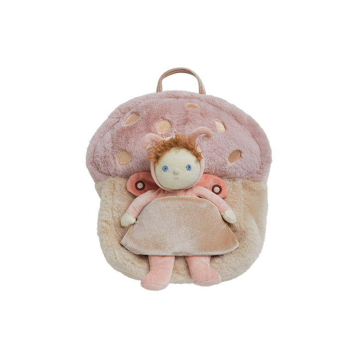 Olli Ella Hopalong Mushroom Backpack - Pink