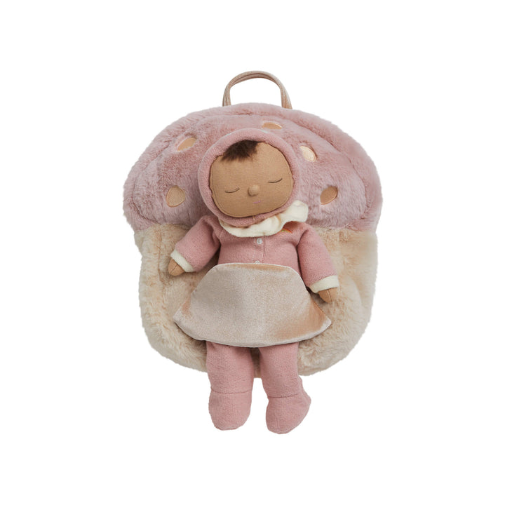 Olli Ella Hopalong Mushroom Backpack - Pink
