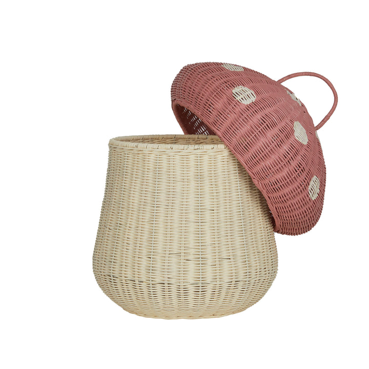 PRESALE Olli Ella Mushroom Storage Basket - Musk