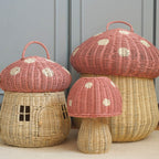 Mushroom Storage Basket - Musk