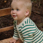 Lou Suit Cotton Knit - Pine Sailor Stripe
