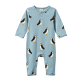 Henley Pyjama Suit - Puffin Print