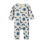 Henley Pyjama Suit - Twilight Print
