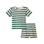 Shortie Pyjama Set - Peppermint Holiday Stripe