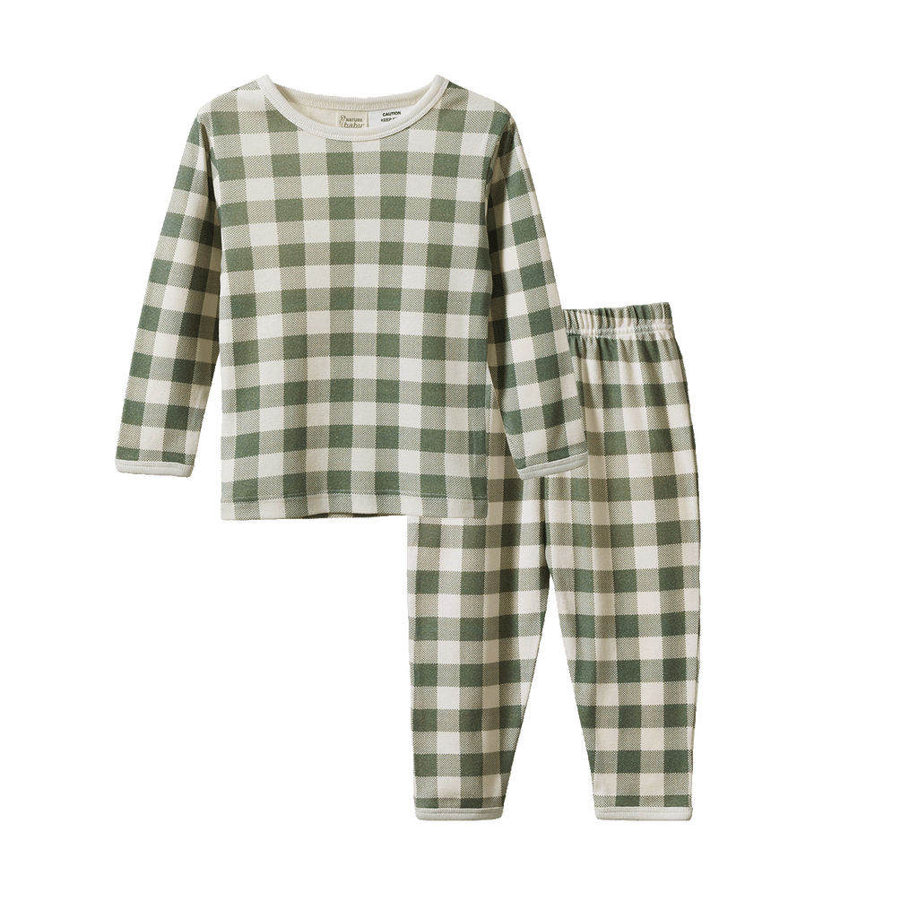 Long Sleeve Pyjamas - Crispin Check