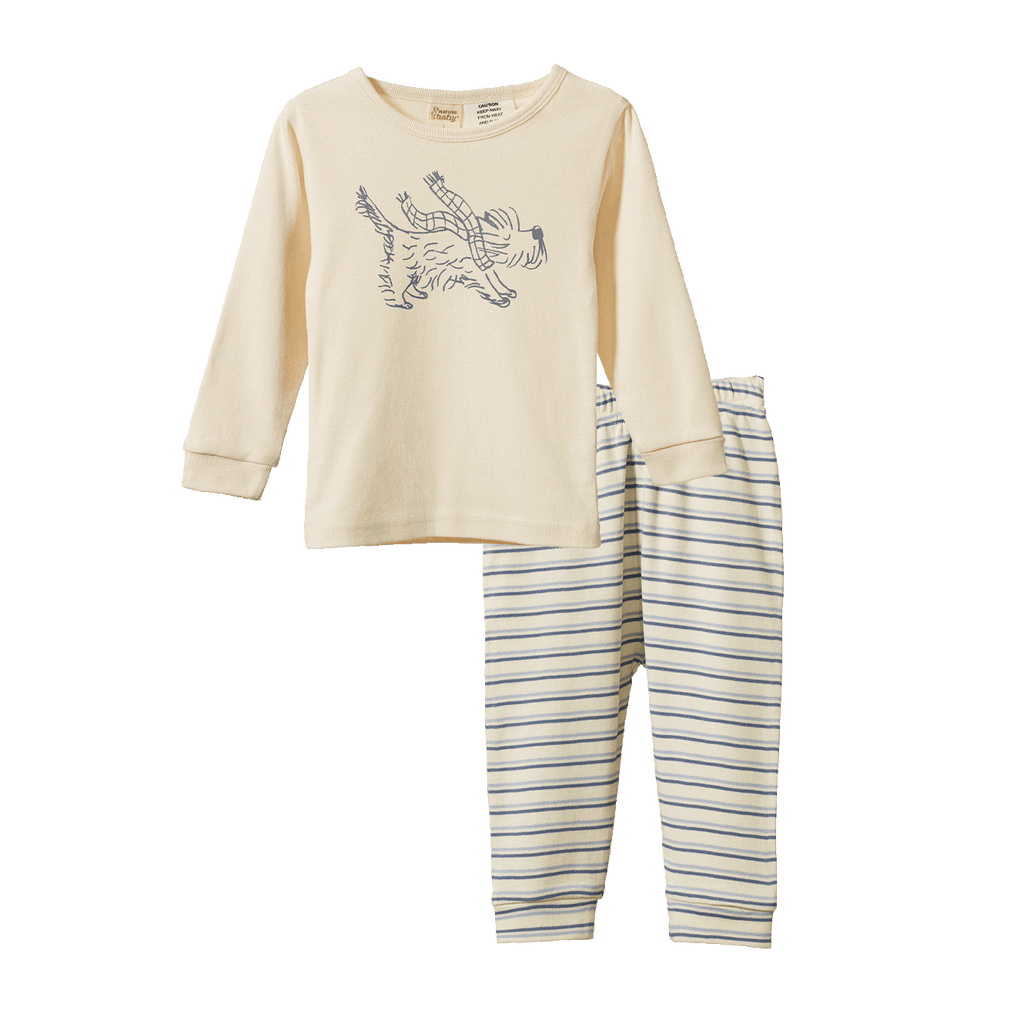 Long Sleeve Pyjamas - Franklin Print