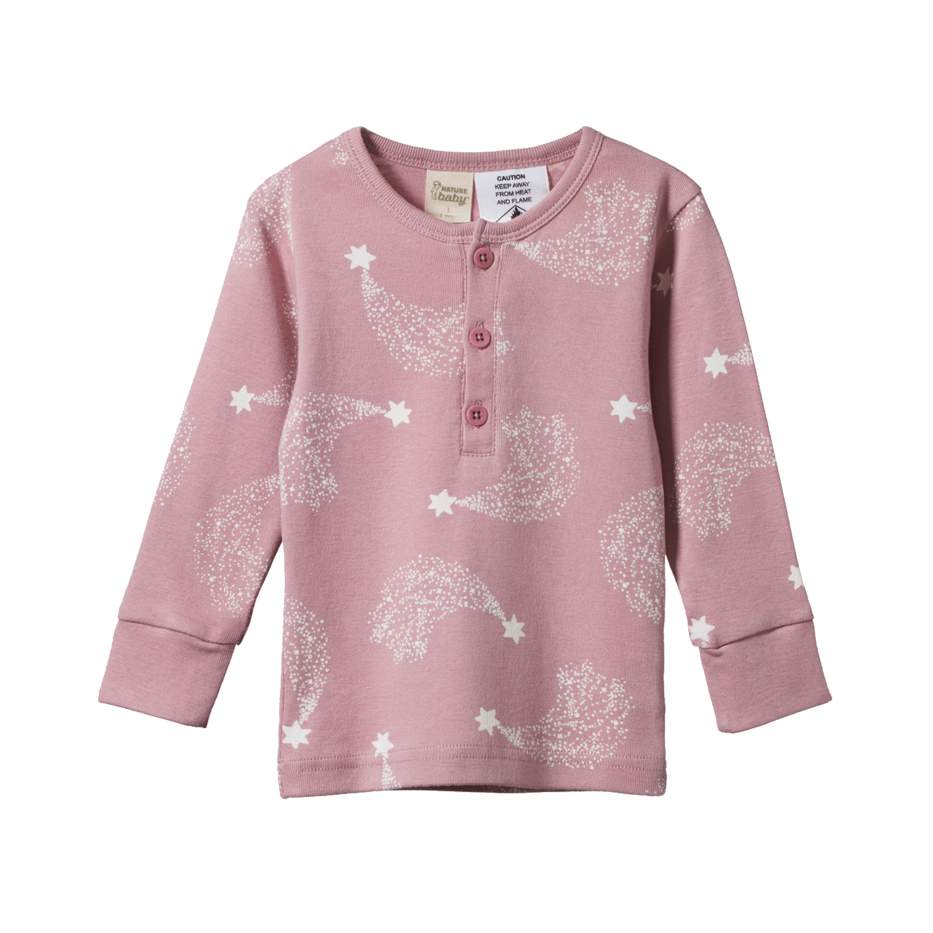2Pc Long Sleeve Pyjamas - Stardust Print