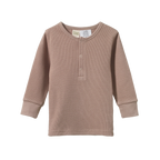 2Pc Long Sleeve Waffle Pyjamas - Sparrow