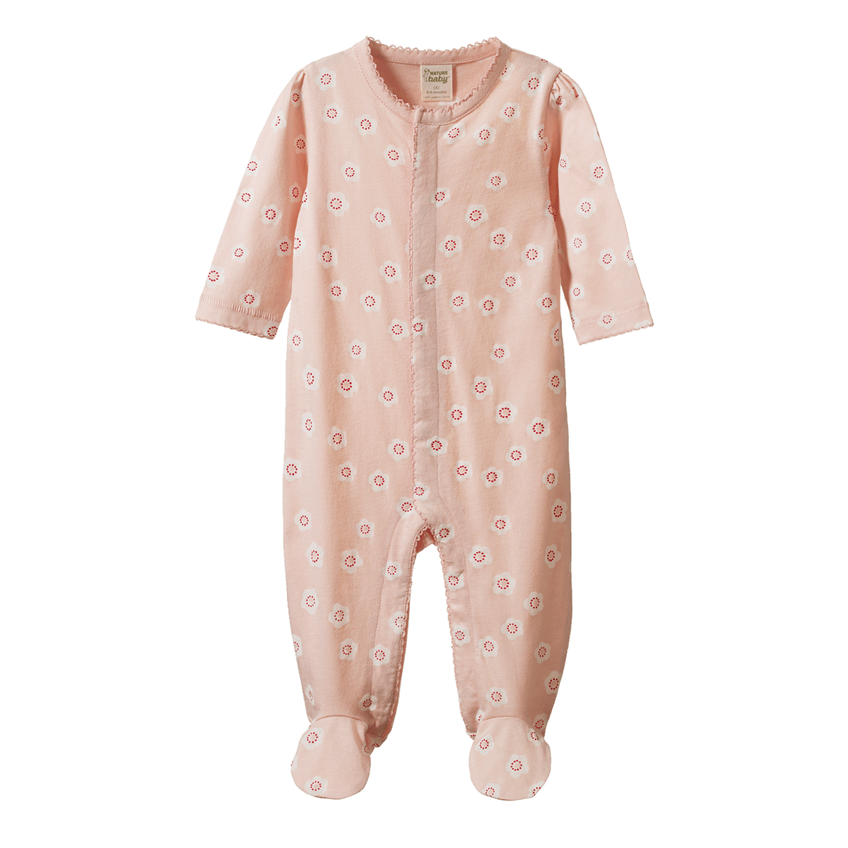 Lucy Suit - Flora Stamp Rose Dust Print