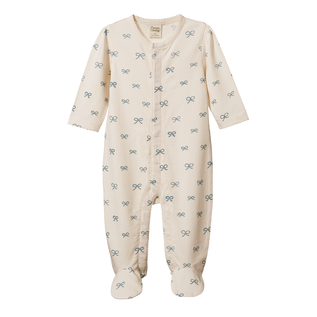 Nature Baby Lucy Suit - Ribbons Star Dew Print