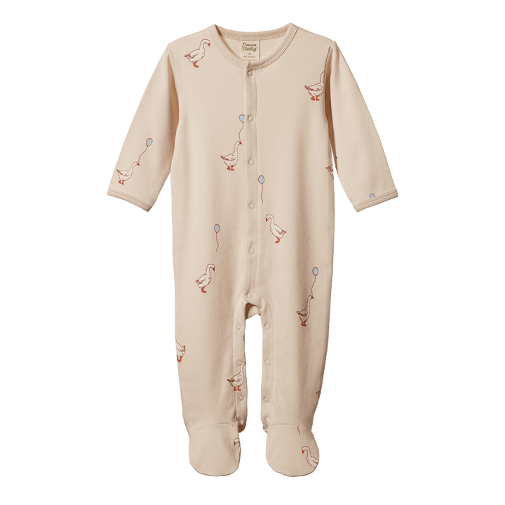 Nature Baby Stretch & Grow - Goose Lullaby Print