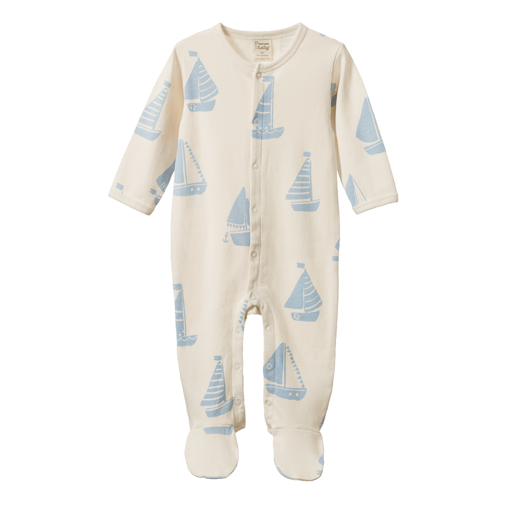 Nature Baby Stretch & Grow - Regatta Blue Print