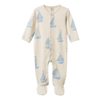 Stretch & Grow - Regatta Blue Print