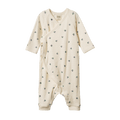 Kimono Stretch & Grow Pointelle - Winter Berry Print