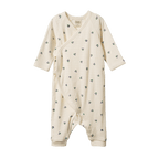 Kimono Stretch & Grow Pointelle - Winter Berry Print