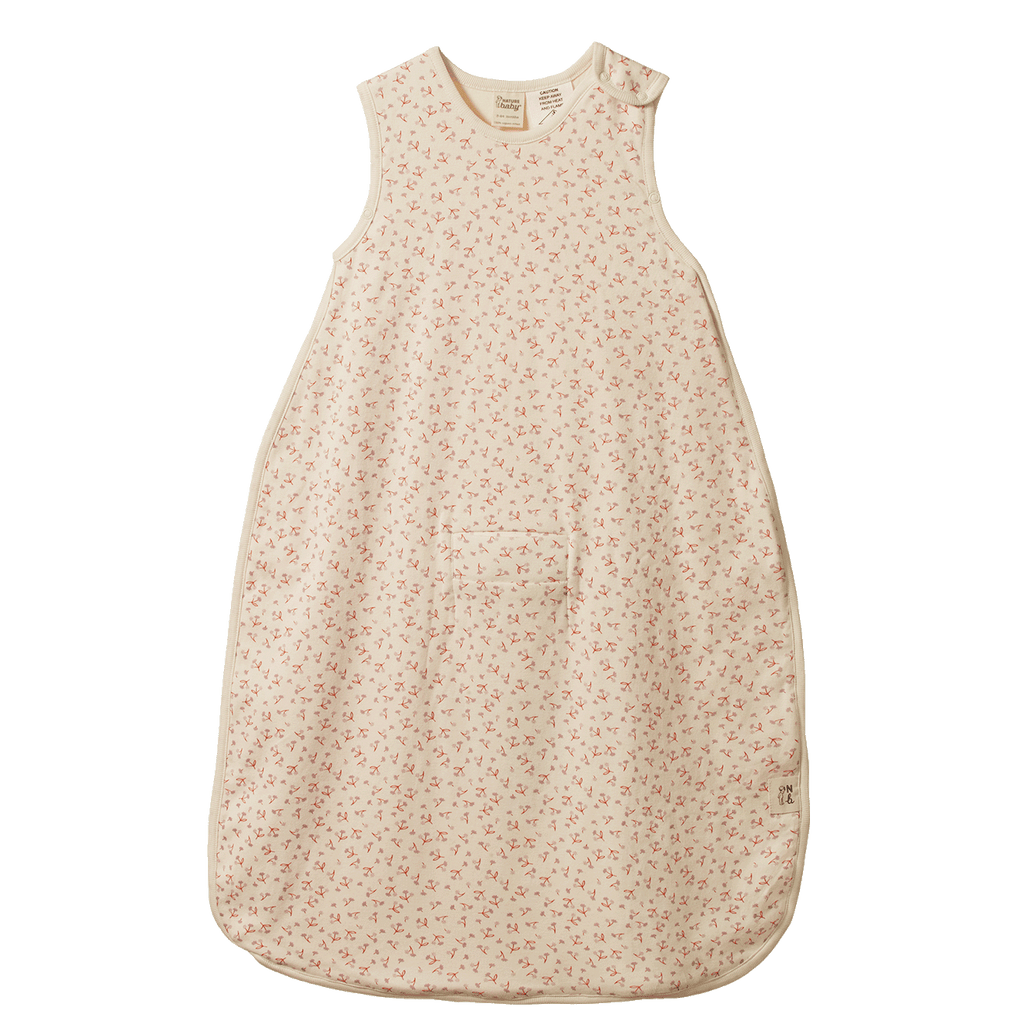 Cotton Sleeping Bag - Dandelion Print