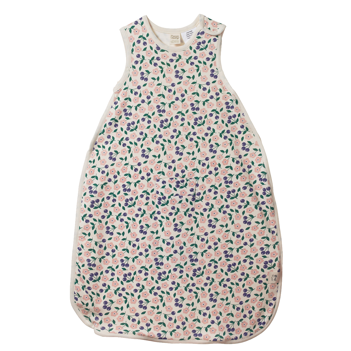 Organic Cotton & Merino Sleeping Bag - Grande Briarwood Print