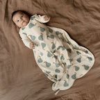 Cotton & Merino Sleeping Bag - Pear Print