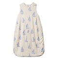 Organic Cotton & Merino Sleeping Bag - Regatta Blue Print