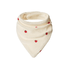 Triangle Bib Terry - Raspberry Print