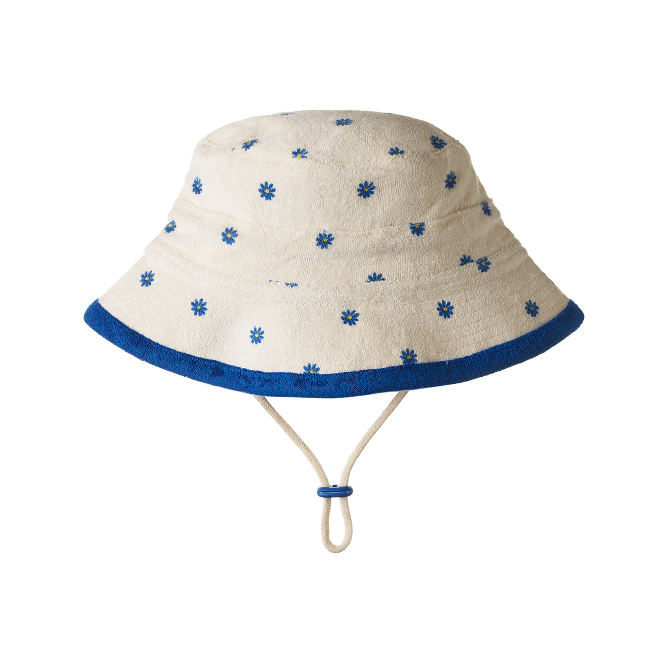 Bucket Sunhat Terry - Daisy Daze Blue Print
