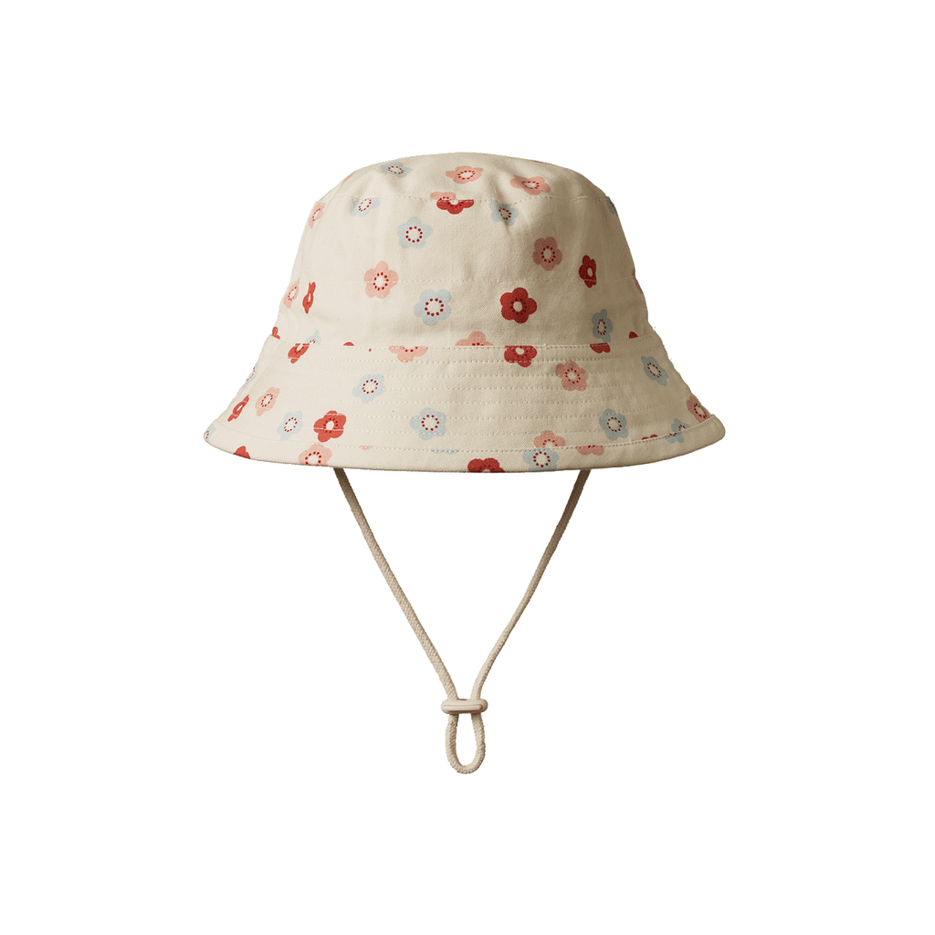 Bucket Hat - Petite Flora Stamp Print