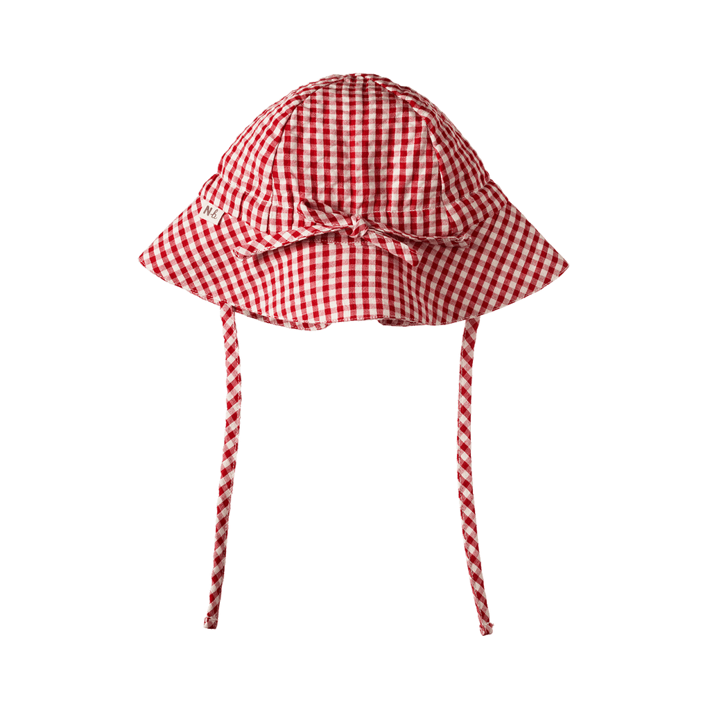 Gingham Sunhat - Red Check