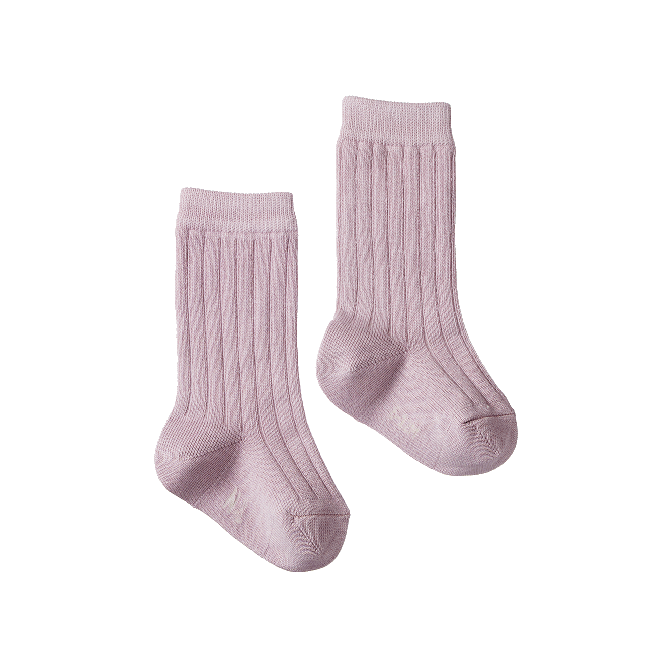 Nature Baby Organic Cotton Rib Socks - Lilac
