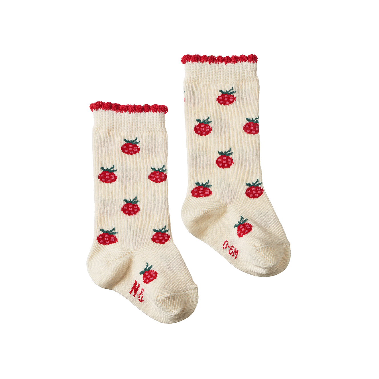 Nature Baby Organic Cotton Socks - Raspberries