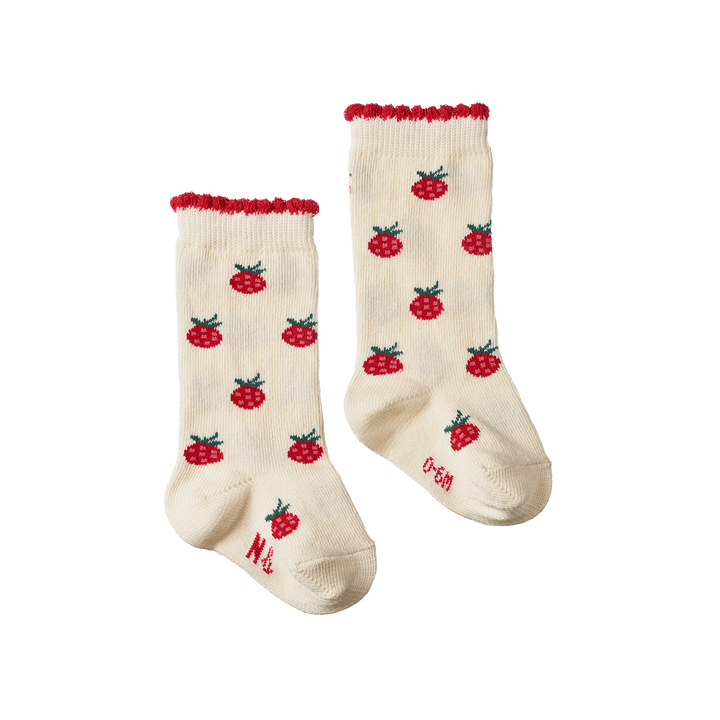 Nature Baby Organic Cotton Socks - Raspberries