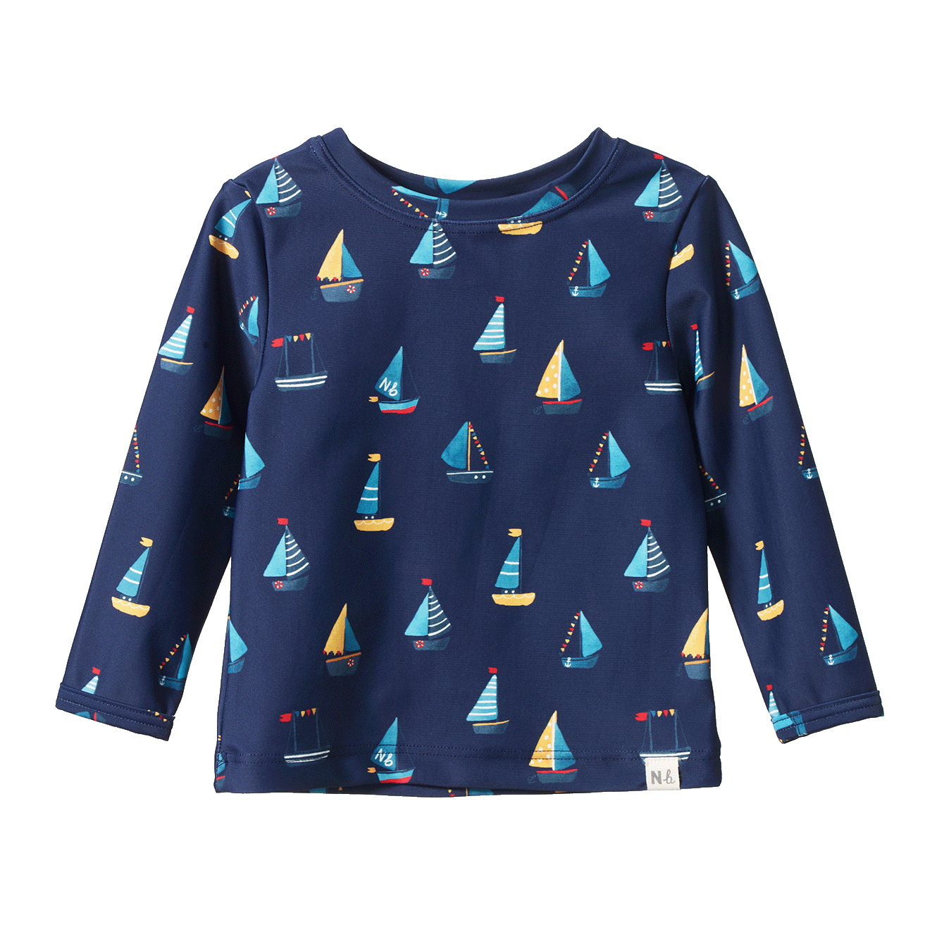 Nature Baby Splash Top - Regatta Navy Print
