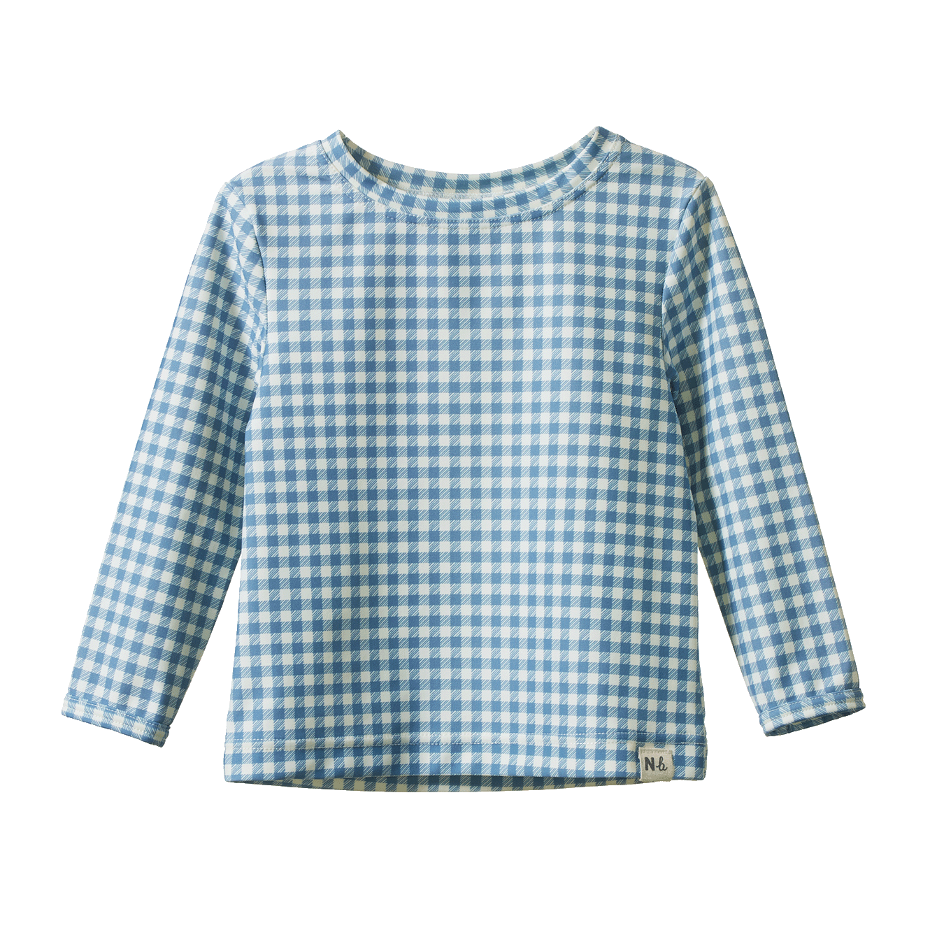 Splash Top - Blue Gingham