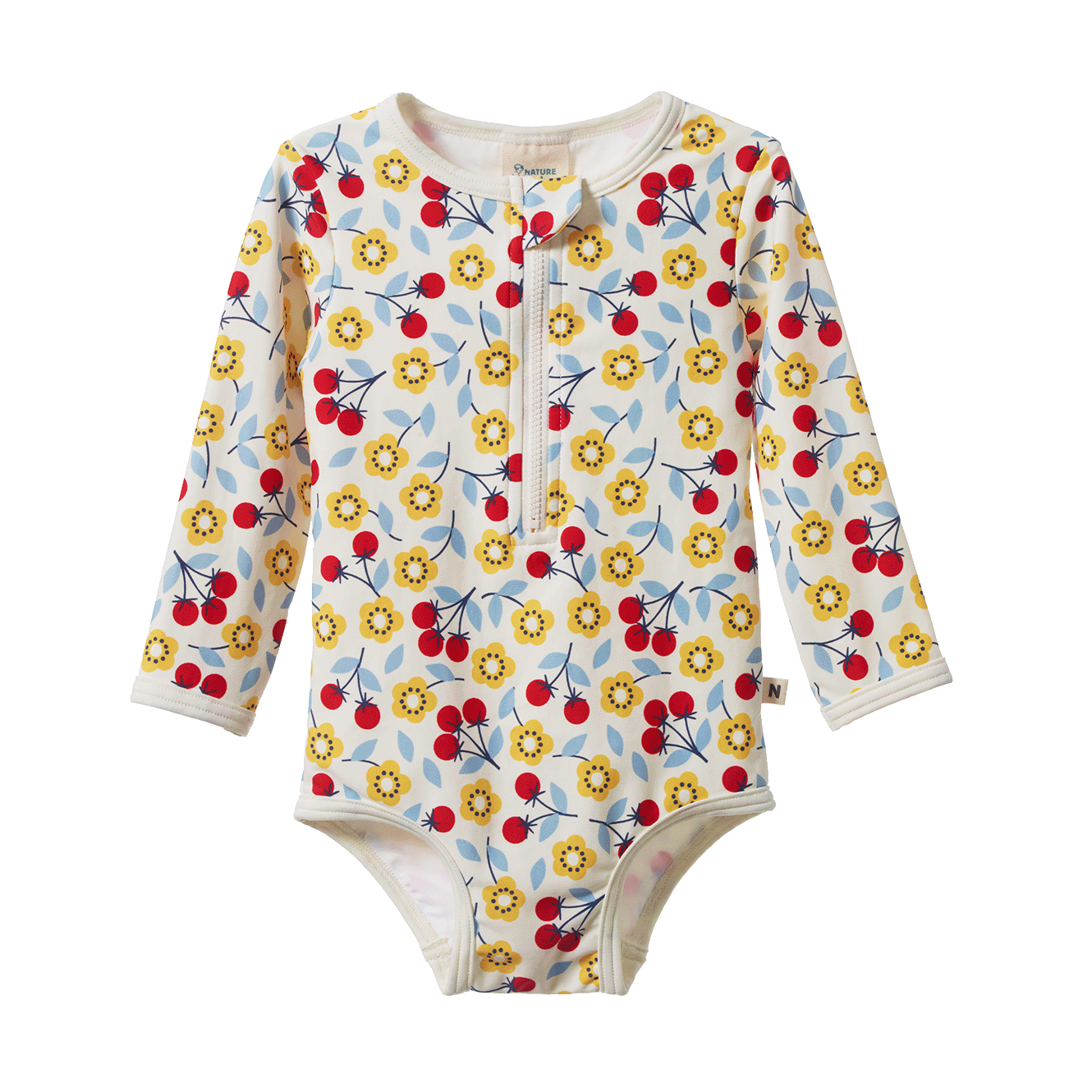 One Piece Bathing Swimsuit - Kitchen Garden Print