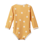 One Piece Bathing Swimsuit - Chamomile Sunshine Print