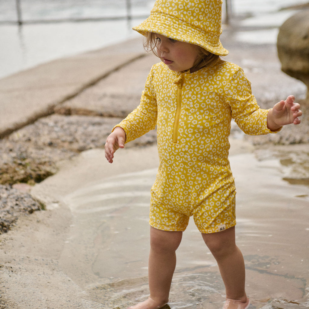 Splash Sunhat - Kitchen Garden Freesia Print