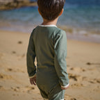 One Piece Bathing Trunks - Olive