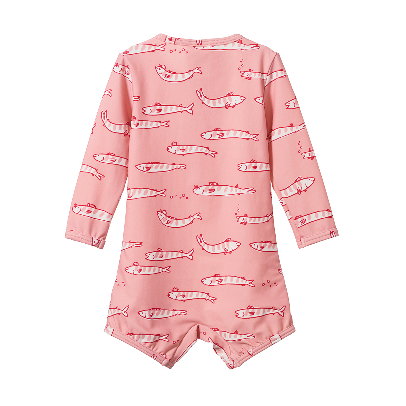 One Piece Bathing Trunks - South Seas Rose Dust Print