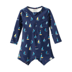 One Piece Bathing Trunks - Regatta Navy Print