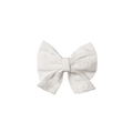 Bow Hairclip - Ivory Flora