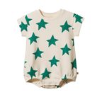Juno Romper Waffle - Magic Print