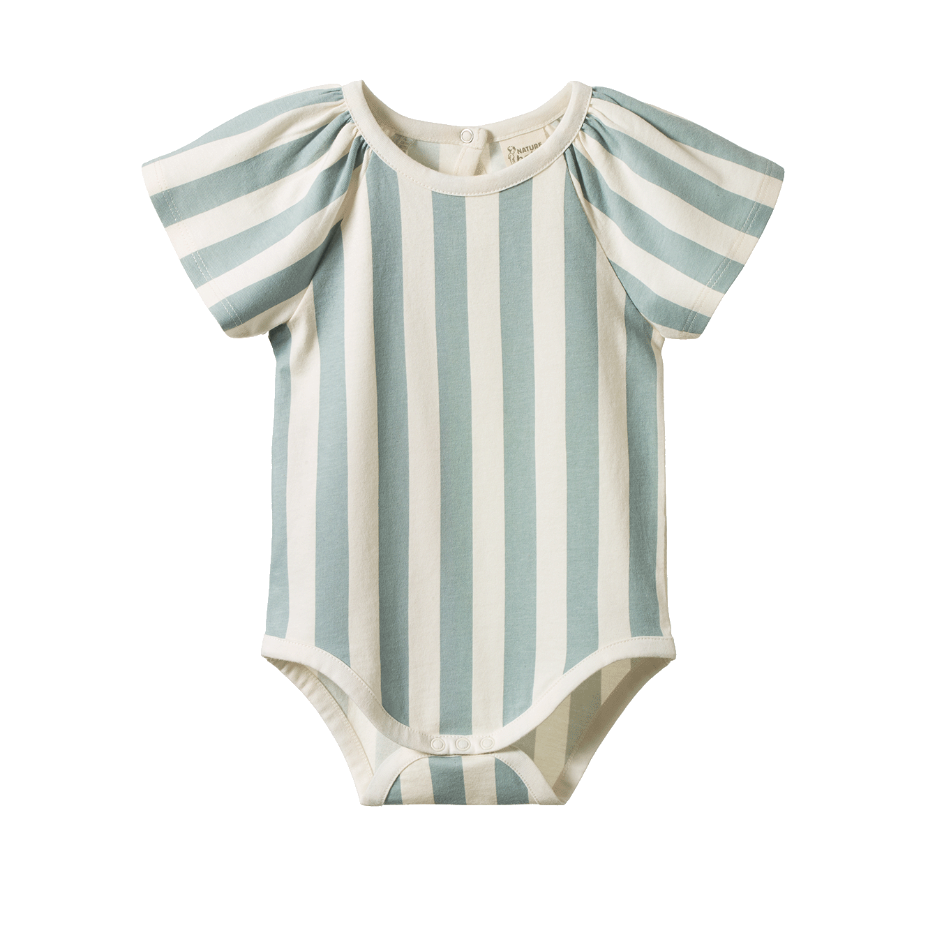 Nature Baby Faye Bodysuit - Star Dew Stripe
