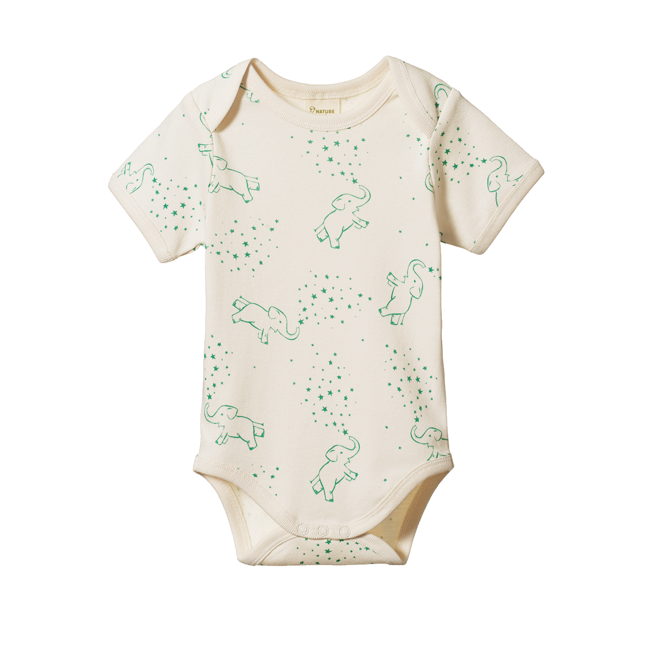 Nature Baby Short Sleeve Bodysuit - Fairground Print