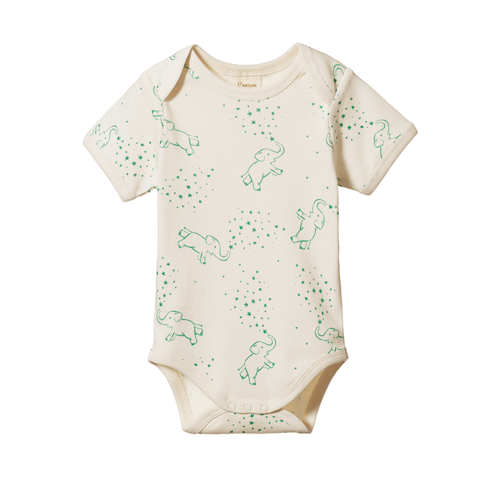 Nature Baby Short Sleeve Bodysuit - Fairground Print