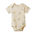 Short Sleeve Bodysuit - Fish Fable Print