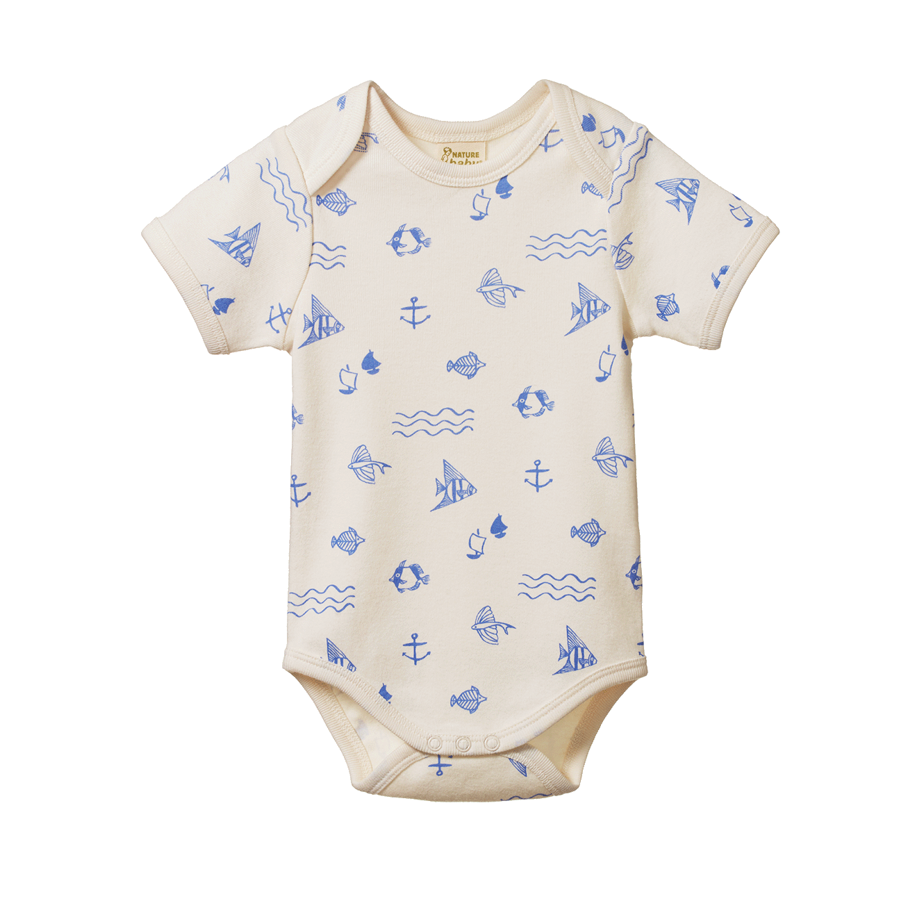 Short Sleeve Bodysuit - Atlantic Print