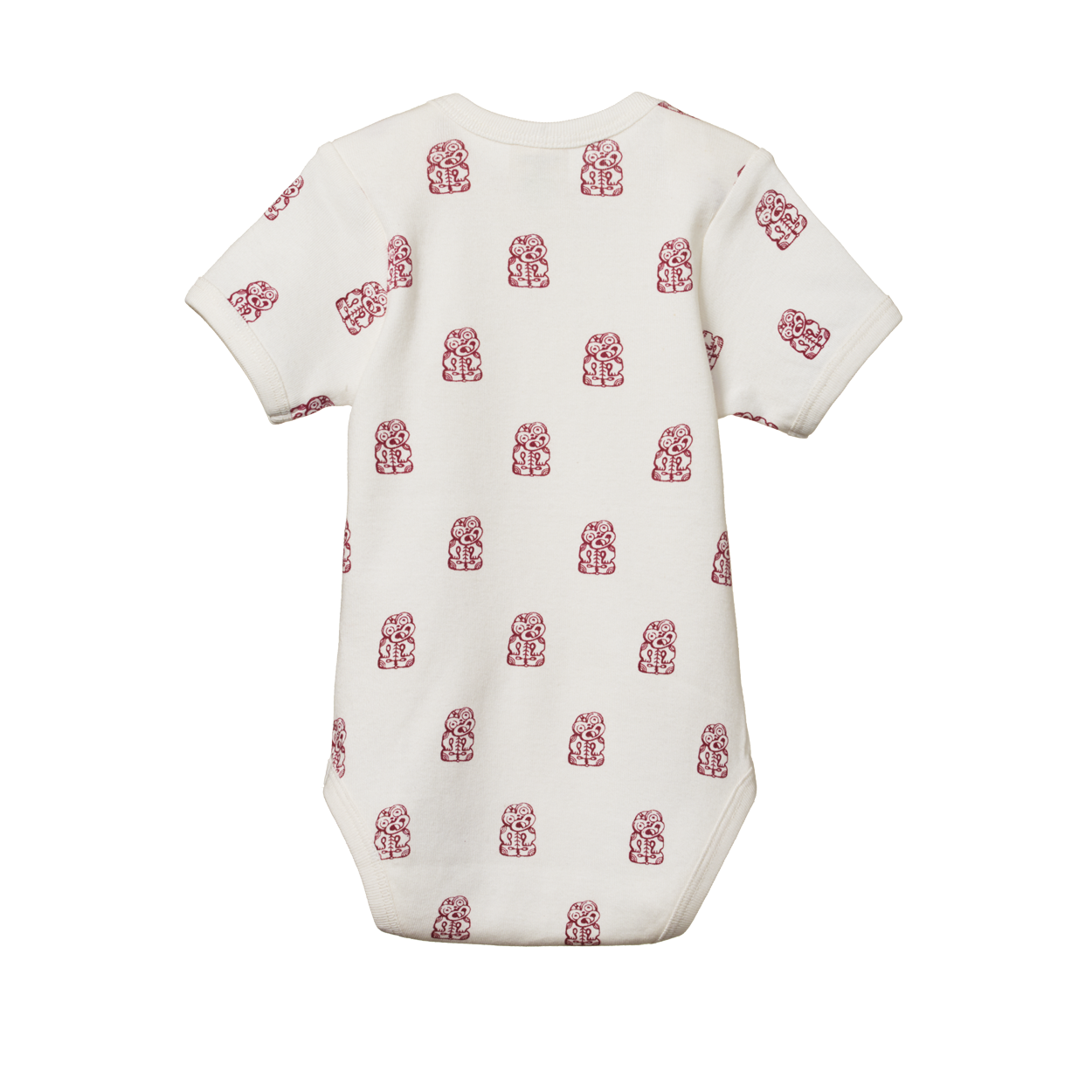 Nature Baby Short Sleeve Bodysuit - Tiki Print
