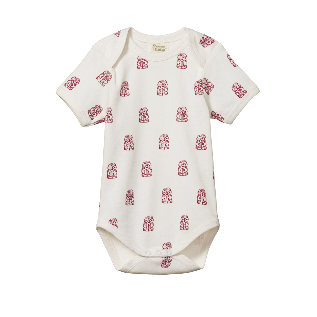 Nature Baby Short Sleeve Bodysuit - Tiki Print