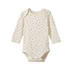 Long Sleeve Bodysuit Pointelle - Aster Floral Print