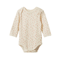 Longsleeve Bodysuit Pointelle - Dandelion Print