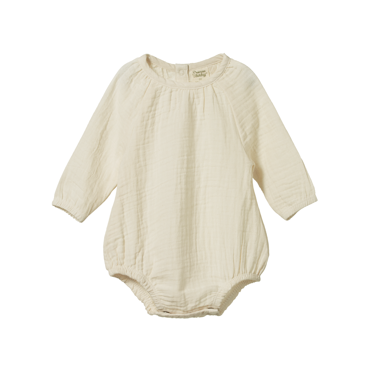 Nature Baby Meadow Bodysuit - Natural Crinkle